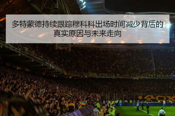 多特蒙德持续跟踪穆科科出场时间减少背后的真实原因与未来走向